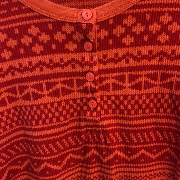 Motherhood Maternity Thermal Henley Top - Picture 4 of 6